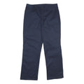 RED KAP Womens Classic Navy Blue Polyester Blend Zip Trousers W34 L34 Workwear