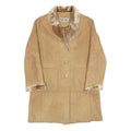 TALLA & MODA Womens Beige Classic Jacket M Polyester Blend Plain Button Closure