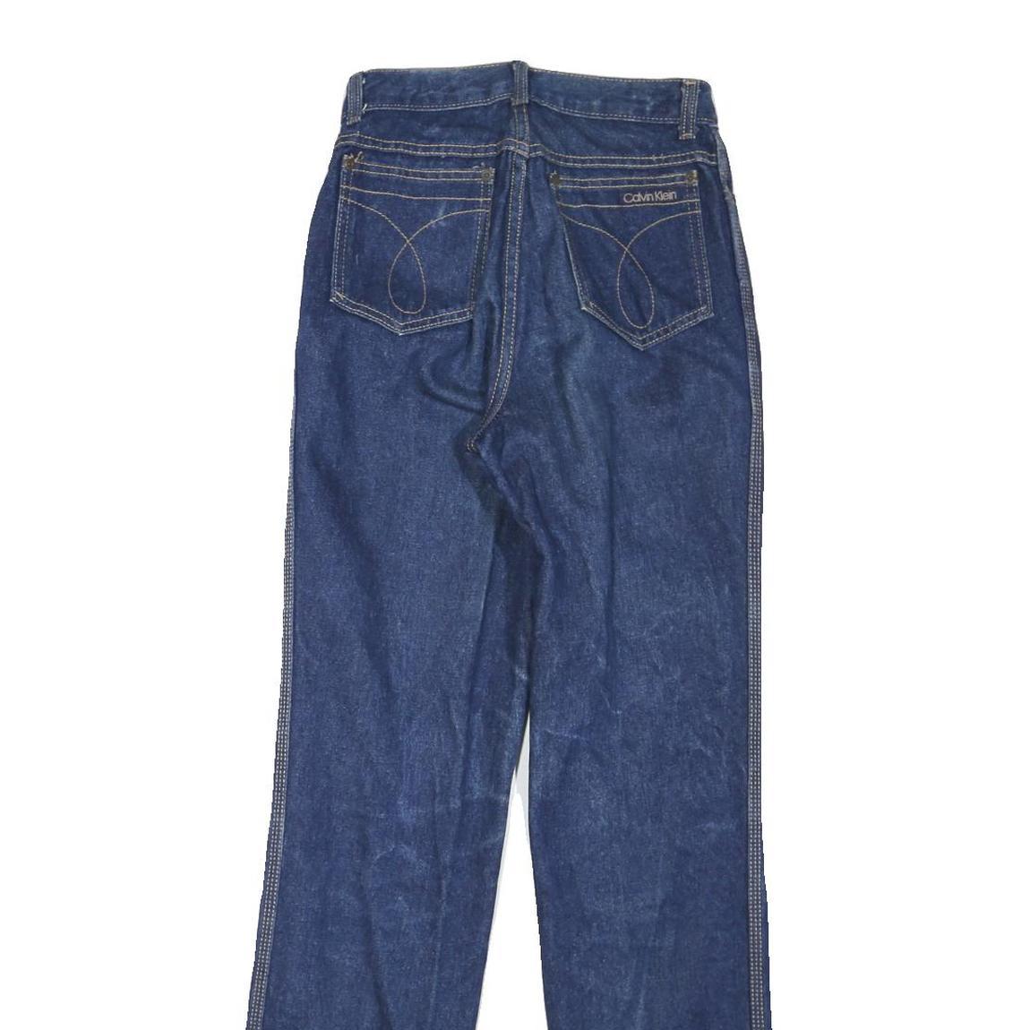 CALVIN KLEIN Mens Jeans Blue Regular Straight Denim Rinse W26 L32 Classic Fit