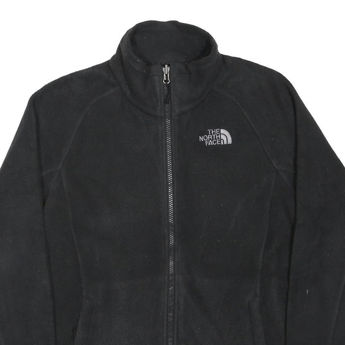 THE NORTH FACE Womens Black Jacket M Polyester Blend Zip Outdoor Casual