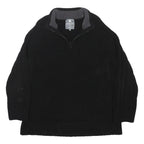 TU Mens Black & Grey Pullover Jumper 2XL Plain Crew Neck Basic Knit Polyester