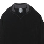 TU Mens Black & Grey Pullover Jumper 2XL Plain Crew Neck Basic Knit Polyester