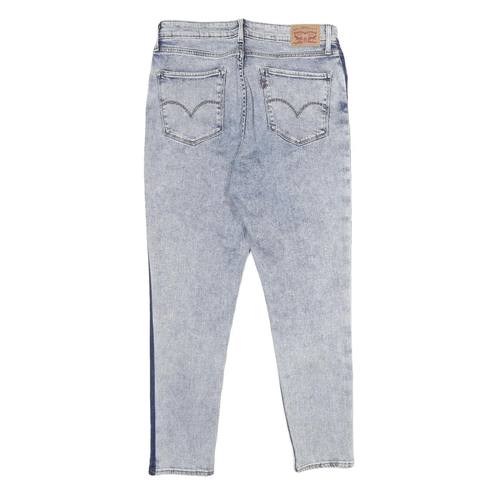 LEVI'S 721 High Rise Skinny Womens Jeans Blue Slim Skinny Denim Light W32 L28
