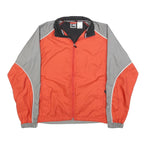 THE NORTH FACE Womens Orange & Grey Lightweight Jacket S Polyester Blend Zip