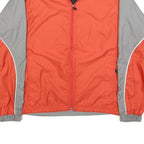 THE NORTH FACE Womens Orange & Grey Lightweight Jacket S Polyester Blend Zip