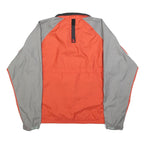 THE NORTH FACE Womens Orange & Grey Lightweight Jacket S Polyester Blend Zip