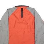 THE NORTH FACE Womens Orange & Grey Lightweight Jacket S Polyester Blend Zip