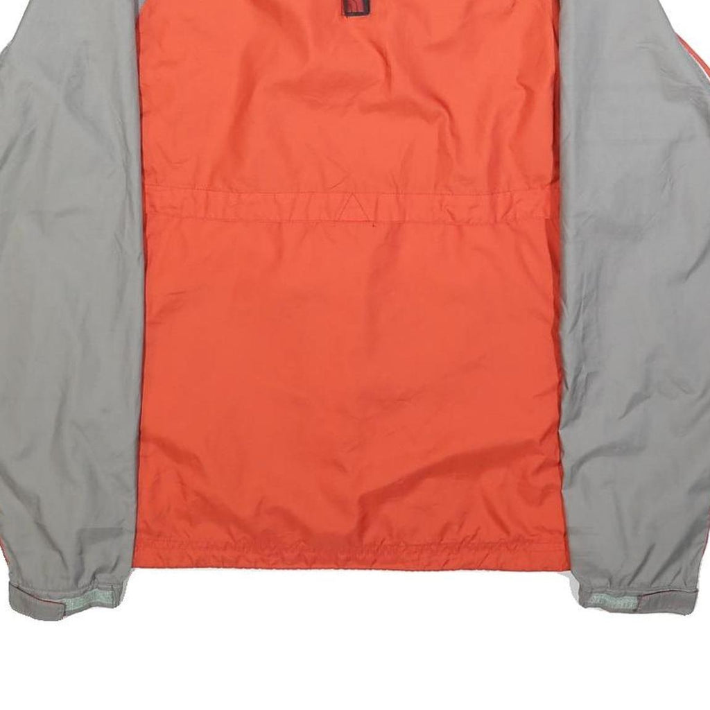 THE NORTH FACE Womens Orange & Grey Lightweight Jacket S Polyester Blend Zip