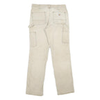 CARHARTT Womens Cotton Blend Beige Classic Straight Trousers W30 L30 Workwear