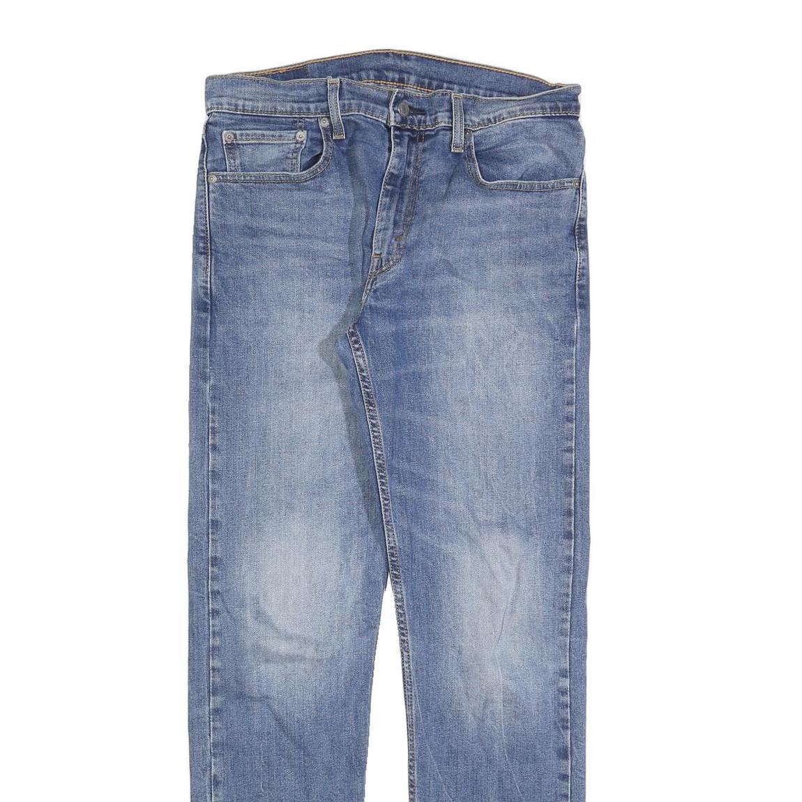 LEVI'S 502 Mens Slim Blue Denim Medium Wash Jeans W32 L31 Classic Cotton Blend