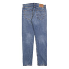 LEVI'S 502 Mens Slim Blue Denim Medium Wash Jeans W32 L31 Classic Cotton Blend