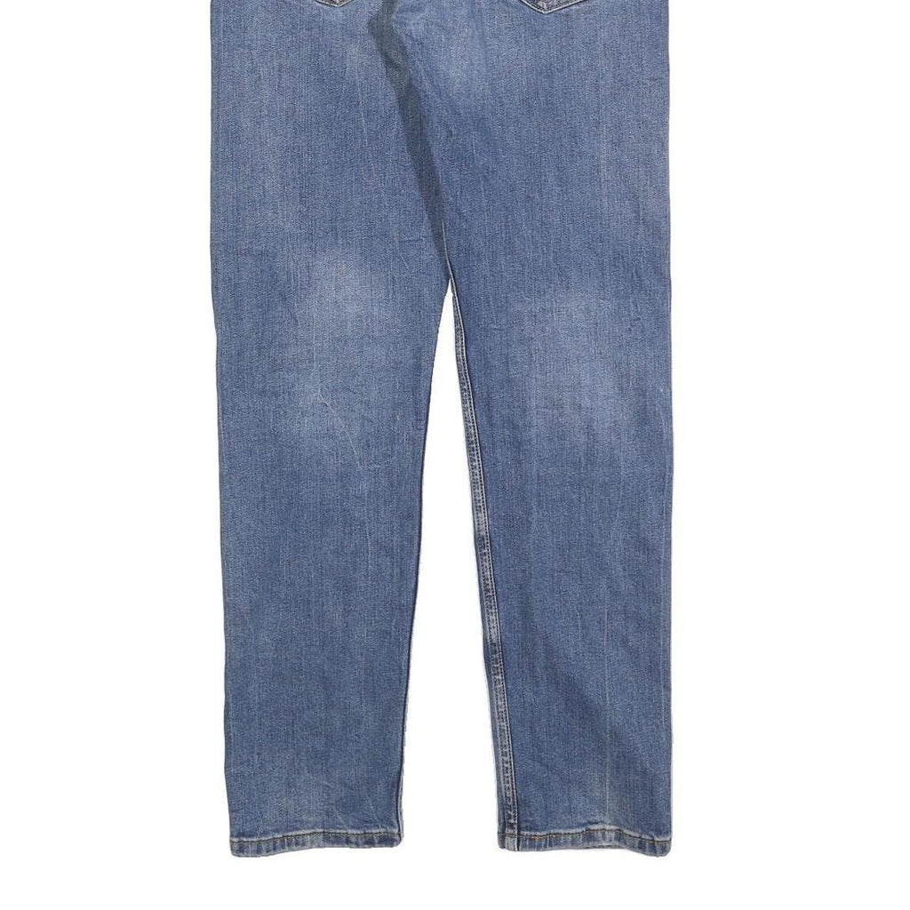 LEVI'S 502 Mens Slim Blue Denim Medium Wash Jeans W32 L31 Classic Cotton Blend
