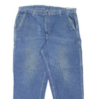 CARHARTT Dungaree Fit Carpenter Workwear Mens Jeans Blue Tapered W37 L30