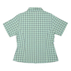 MAMMUT Womens Green Plaid Shirt L Lightweight Breathable Sport Casual Style