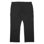 DICKIES Mens Cotton Blend Black Regular Fit Straight Leg Trousers W40 L30