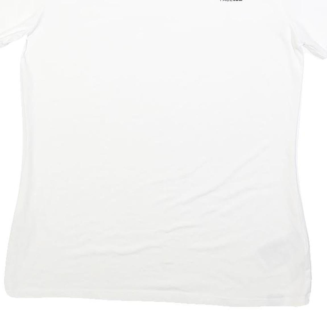 THE NORTH FACE Womens White Classic T-Shirt M Short Sleeve Crew Neck Logo