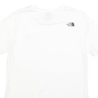 THE NORTH FACE Womens White Classic T-Shirt M Short Sleeve Crew Neck Logo