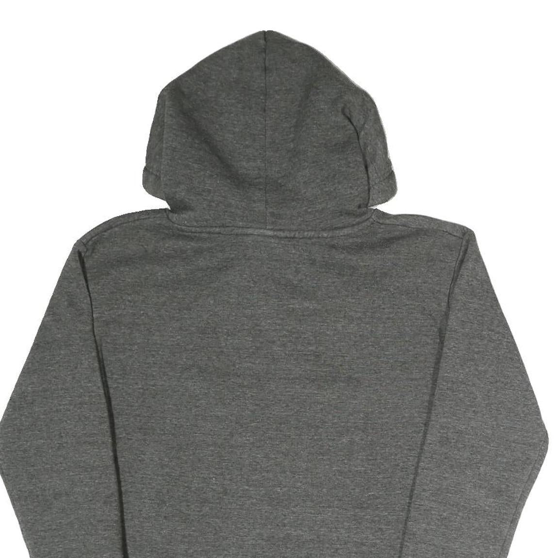 BENCH Womens Grey Pullover Hoodie UK 8 Cotton Blend Casual Sweatshirt