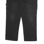 DICKIES Mens Black Regular Fit Straight Leg Denim W38 L32 Workwear Casual