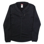 THE NORTH FACE Womens Fleece Black Button Neck L