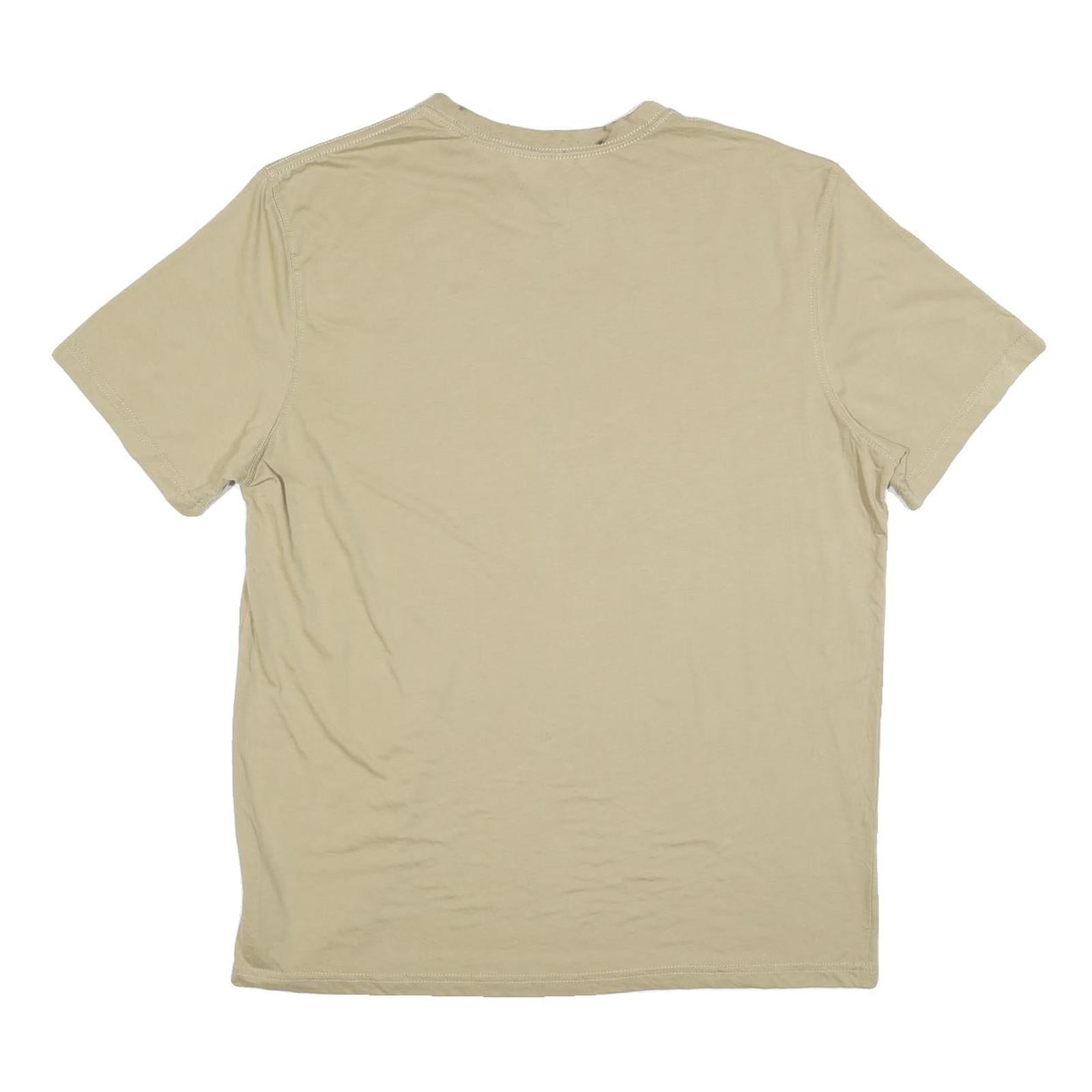 NBA Mens Beige Los Angeles Lakers Graphic T-Shirt XL Short Sleeve Crew Neck