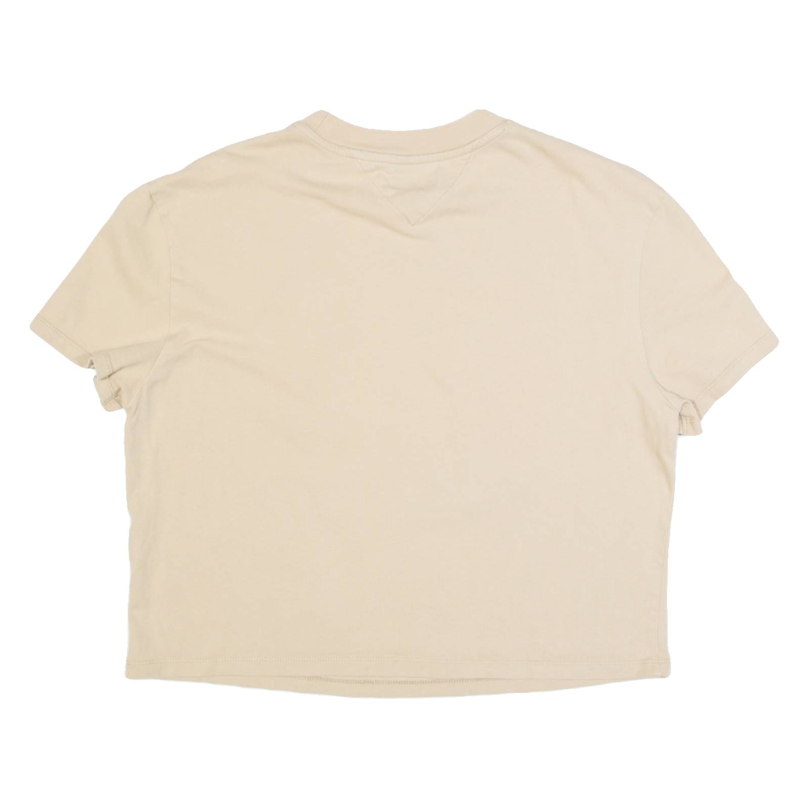TOMMY JEANS Cropped Womens T-Shirt Beige M