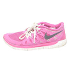 NIKE Free Run Womens Lightweight Trainers Pink Synthetic UK 5 Comfortable Flex