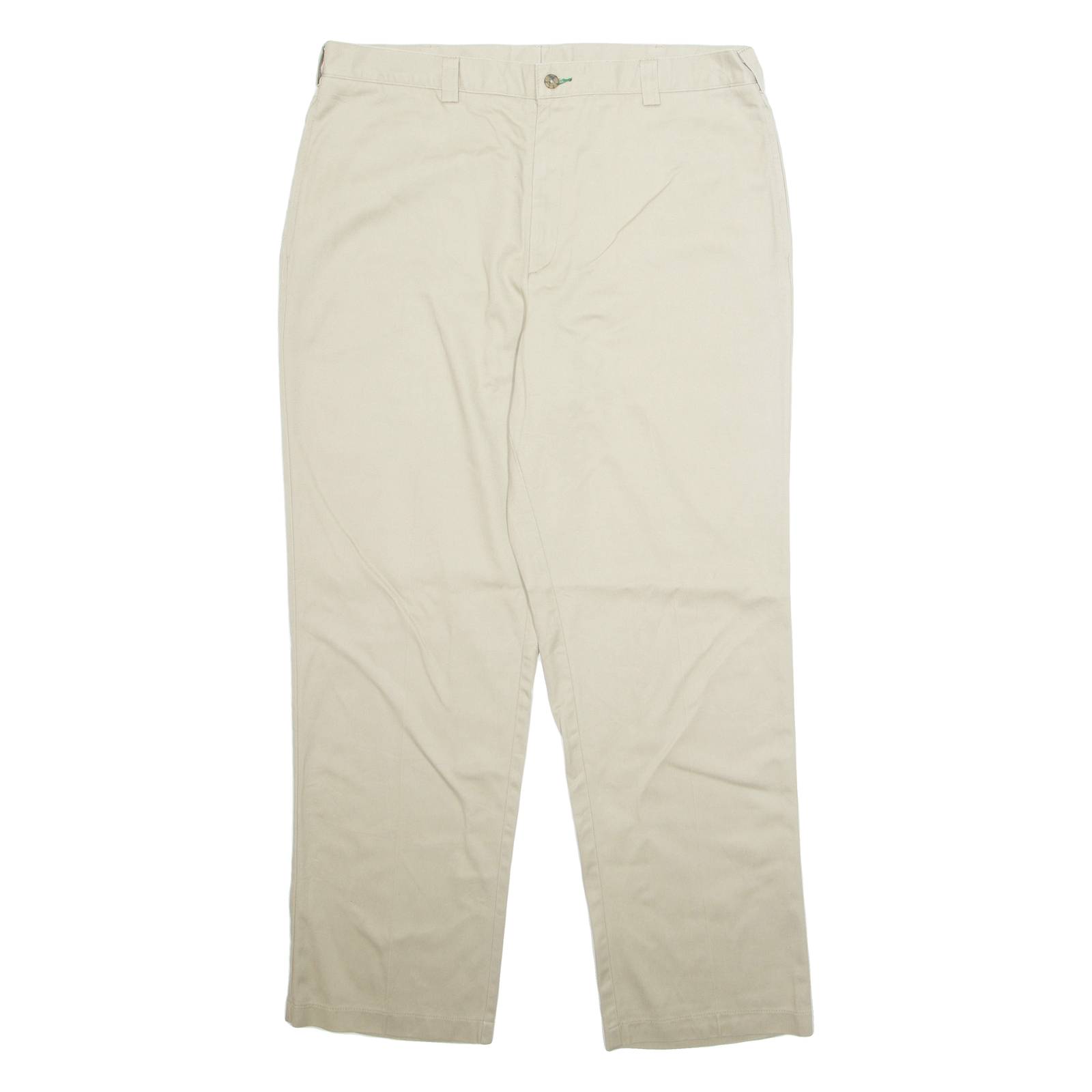 TOMMY HILFIGER Chino Workwear Mens Trousers Beige Regular Straight W38 L30