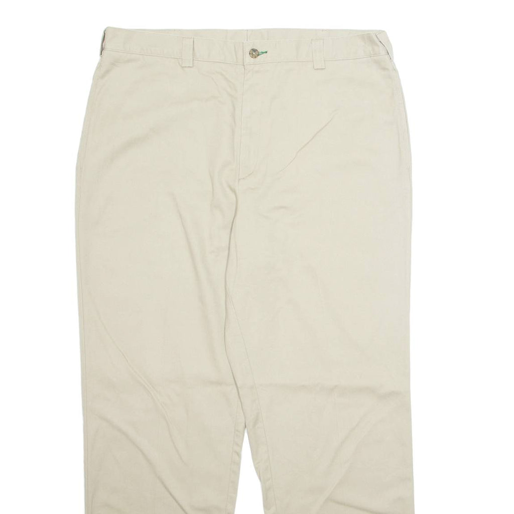 TOMMY HILFIGER Chino Workwear Mens Trousers Beige Regular Straight W38 L30