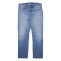 LEVI'S 502 Jeans Mens Blue Regular Tapered Stone Wash W31 L32