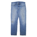 LEVI'S 502 Jeans Mens Blue Regular Tapered Stone Wash W31 L32