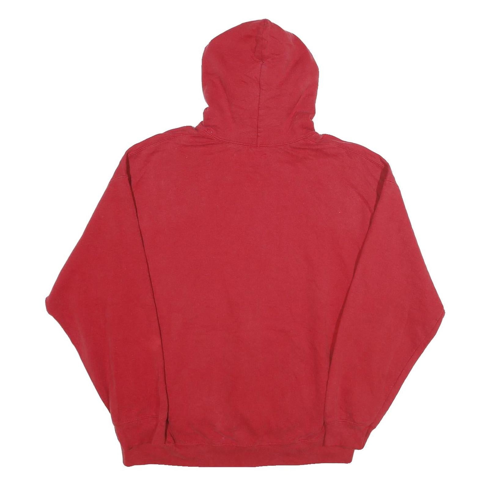 NFL Mens Red San Francisco 49ers Pullover Hoodie XL Cotton Blend