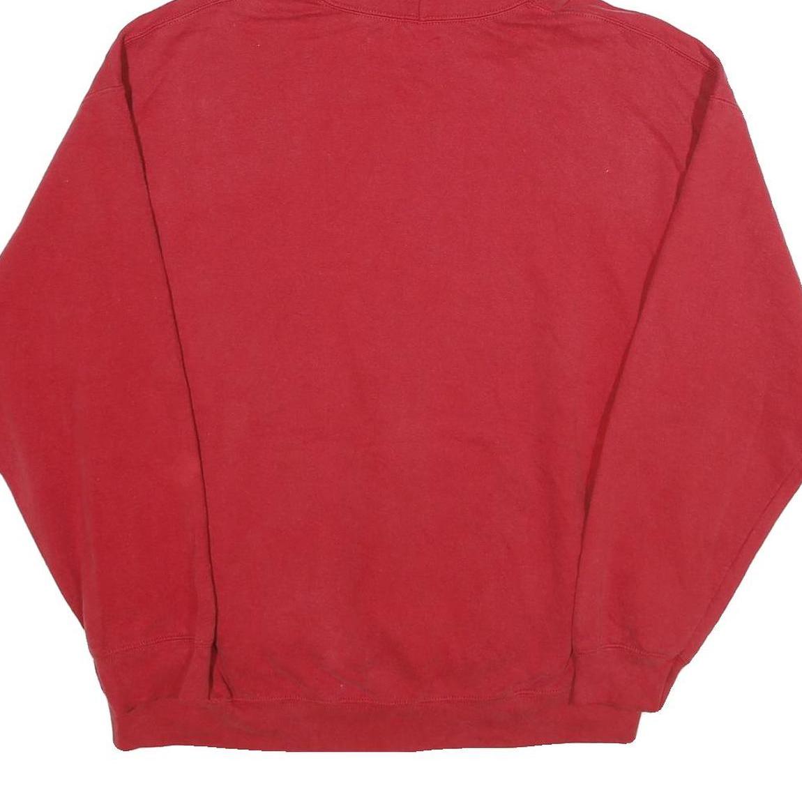 NFL Mens Red San Francisco 49ers Pullover Hoodie XL Cotton Blend