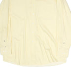 TOMMY HILFIGER Mens Yellow Shirt L Classic Cotton Long Sleeve Button Down