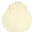 TOMMY HILFIGER Mens Yellow Shirt L Classic Cotton Long Sleeve Button Down