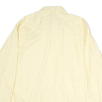 TOMMY HILFIGER Mens Yellow Shirt L Classic Cotton Long Sleeve Button Down