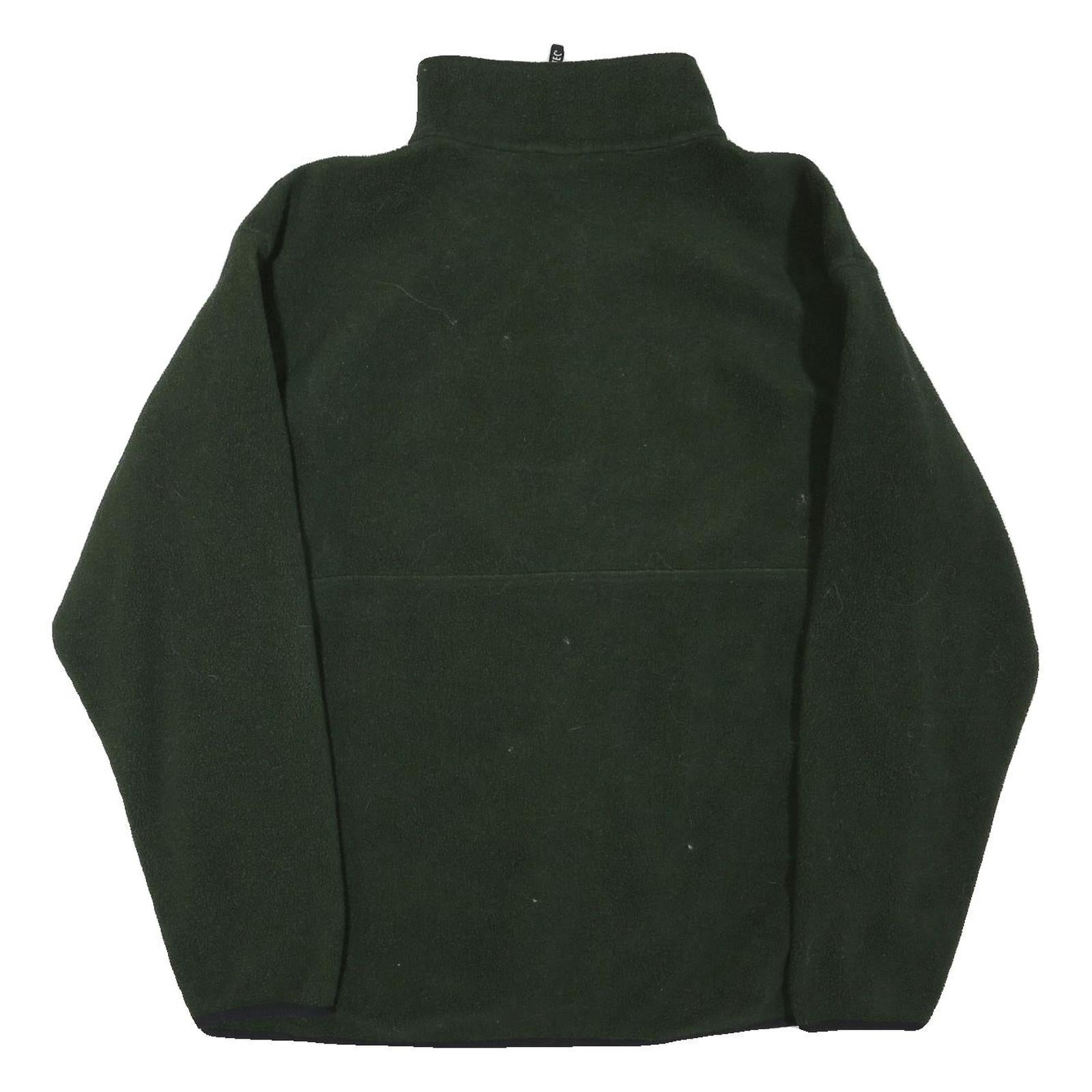 CABELA'S Mens Green Jacket XL Polyester Blend Zip Fleece Casual Outdoor Warm