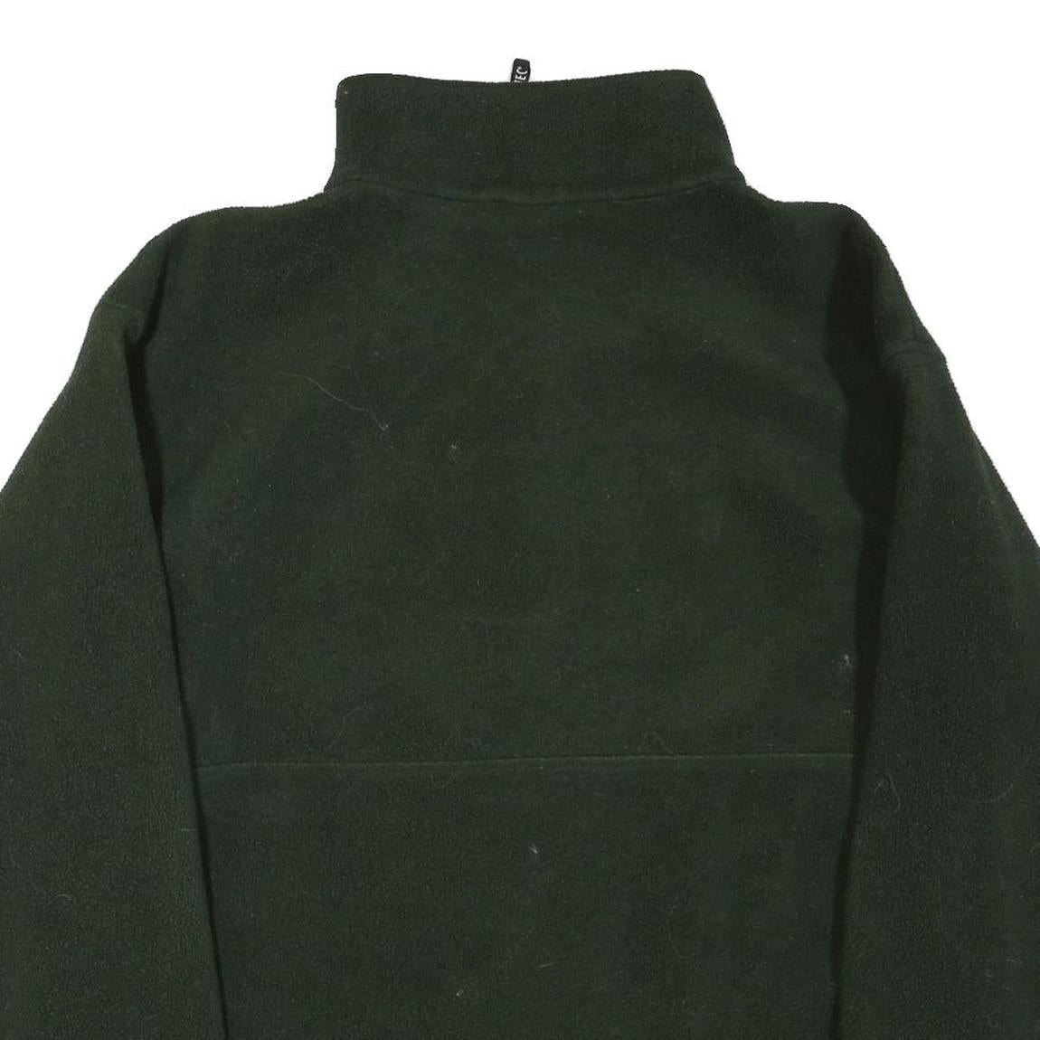 CABELA'S Mens Green Jacket XL Polyester Blend Zip Fleece Casual Outdoor Warm