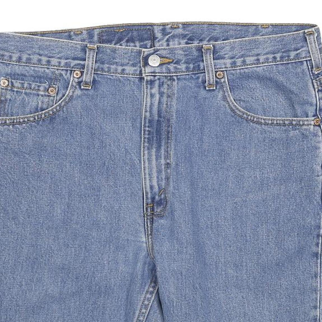 LEVI'S Mens Denim Blue Casual Shorts L W36 Cotton Blend Classic Fit