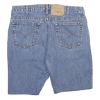 LEVI'S Mens Denim Blue Casual Shorts L W36 Cotton Blend Classic Fit