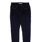 LEVI'S 710 Womens Jeans Blue Slim Skinny W27 L30