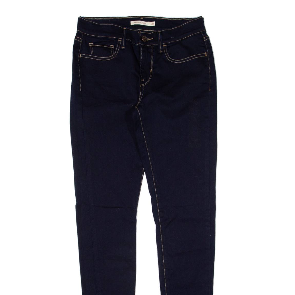 LEVI'S 710 Womens Jeans Blue Slim Skinny W27 L30
