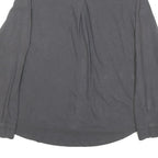 CARHARTT Womens Grey L Cotton Blend Shirt Casual Long Sleeve Button