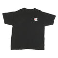 CHAMPION Mens Black Graphic T-Shirt XL Short Sleeve Crew Neck Logo