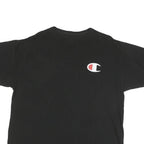 CHAMPION Mens Black Graphic T-Shirt XL Short Sleeve Crew Neck Logo