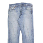 LEVI'S 501 Mens Jeans Blue Regular Straight Denim Medium W36 L28 Classic Fit Zip