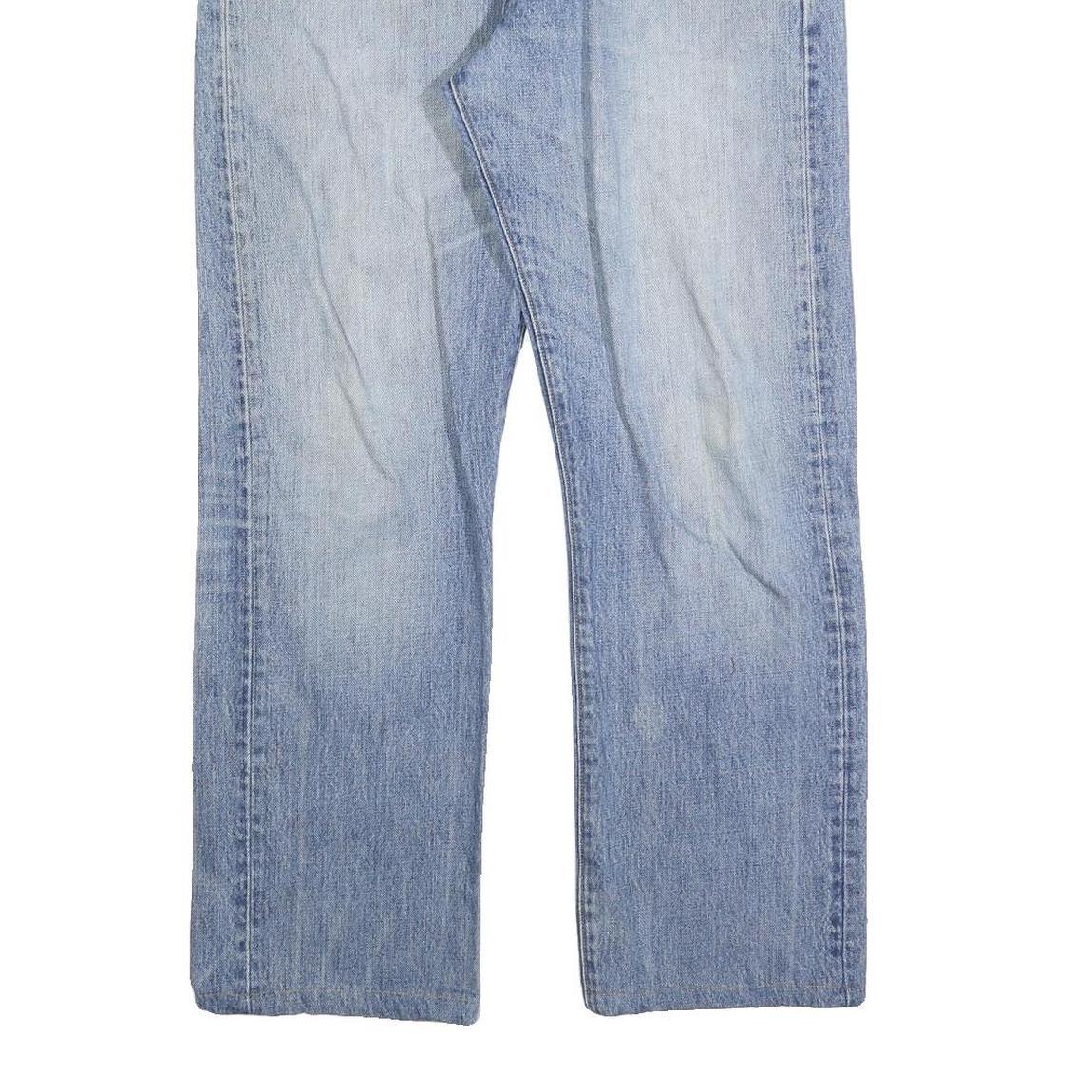 LEVI'S 501 Mens Jeans Blue Regular Straight Denim Medium W36 L28 Classic Fit Zip