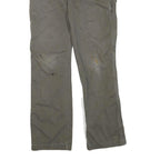 CARHARTT Womens Regular Fit Carpenter Jeans Grey Denim W31 L30 Workwear Utility