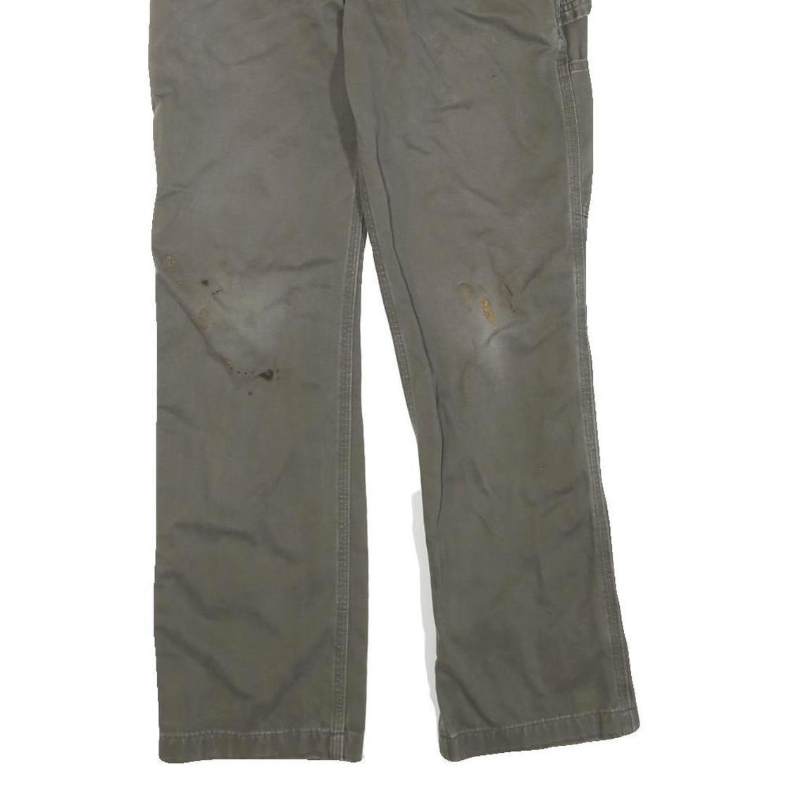 CARHARTT Womens Regular Fit Carpenter Jeans Grey Denim W31 L30 Workwear Utility