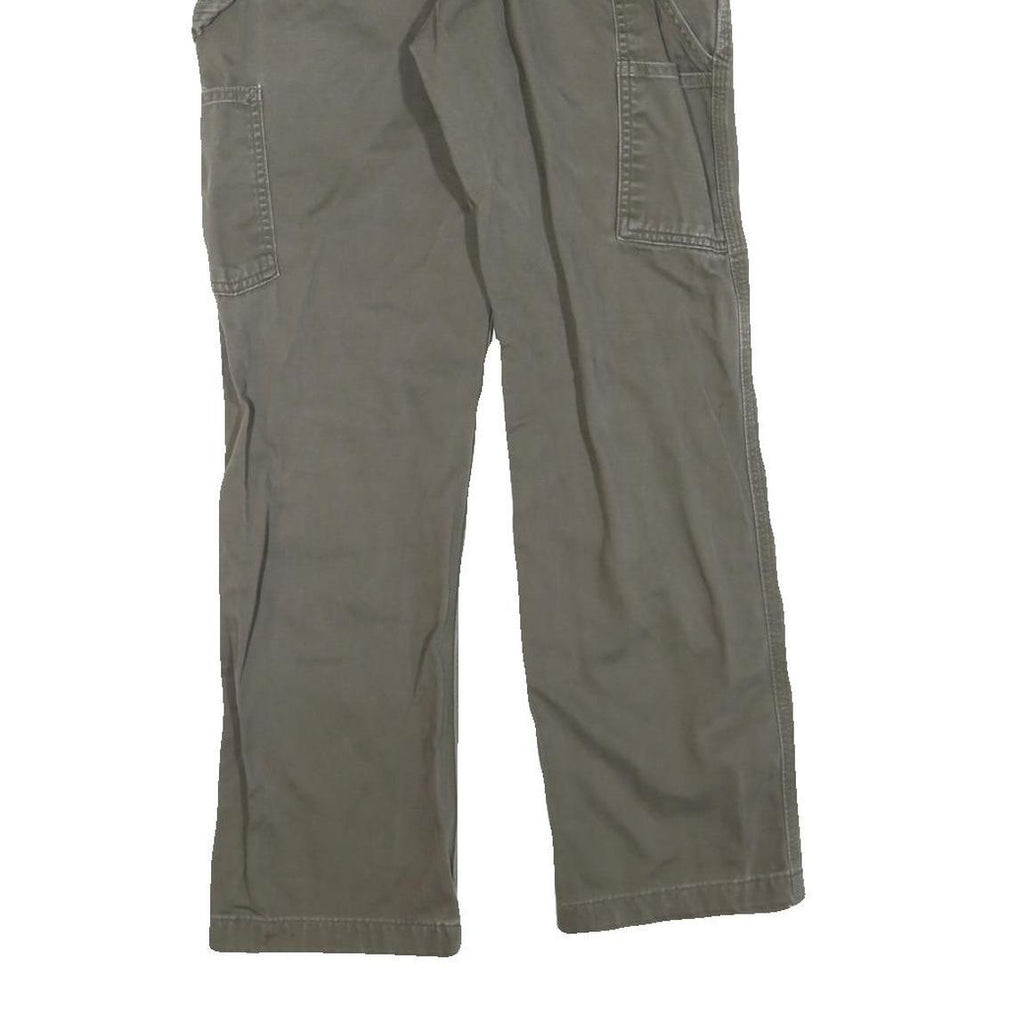 CARHARTT Womens Regular Fit Carpenter Jeans Grey Denim W31 L30 Workwear Utility